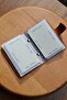 Gift Card Holder Genuine Leather Transparent 10 Compartments Mini Card Holder Business Card Holder 9 X 8 cm - 3