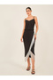 Fringe Detail Sleeveless Bodycon Midi Dress - 2