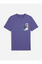 Graphic Print Round Neck T-Shirt - 4