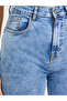 High Rise Light Wash Wide Leg Jeans - 3