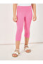 Elastic Waistband Basic Capri Length Leggings