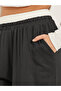 High Rise Contrast Waistband Joggers with Pockets - 3