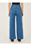 High Rise Asymmetric Waist Straight Leg Jeans - 4