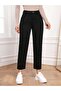 High Waist Mom Jeans Carrot Cut Jeans - Black