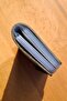 Gift Card Holder Genuine Leather Transparent 10 Compartments Mini Card Holder Business Card Holder 9 X 8 cm - 4