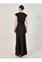 Plain Sleeveless A-Line Maxi Dress - 5