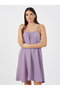 Cotton Gauze Lace Ladder Insert Slip Dress