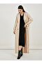 Coat Style Twill Abaya with Buttons - 2