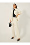 Tapered Knit Pants with Elastic Waistband - 2