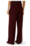 Burgundy Wide Leg Sweatpants - 3
