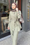 Basic Belted Suit - Khaki - 3