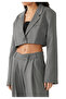 Stylish Lapel Detailed Crop Blazer for Women - 5
