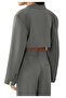Stylish Lapel Detailed Crop Blazer for Women - 3