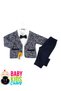 Baby Boy's 4-Piece Striped Stylish Suit with Bow Tie and Jacket