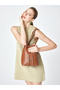 Tan Women's Shoulder Bag 05Po25Y2007
