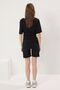 Maternity Denim Shorts with Black Abdominal Panels Tbbss25Ap00027 - 3