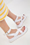 White Women's Sandal 19208 - 3