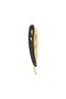 Men's Matte Yellow Black Covered Razor Attachable Stainless Steel Beard Razor U 003