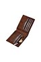 Delhi Leather Slim Brown Men's Wallet with Coin Compartment - 5