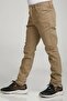 Unisex Sports Model Camel Canvas Trousers