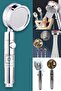 Turbo Shower Head Pressurized Sprinkler with Stop Button Purple Propeller Water Saving Shower Bathroom - 6