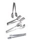 Steel Tongs Set 4-Piece Presentation Tongs Grill-salad-pastry-pasta Tongs