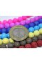 Lava Stone Yellow Color Series 8mm - 3