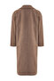 Vizon Oversize Geniş Kesim Uzun Yünlü Kaşe Kaban TWOAW21KB0038 - 9
