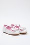 White-Pink Bow Detailed Girls' Kids Ballerinas Takss25Be00035 - 2