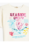 Sequin Sequined Print Detail Crew Neck Short Sleeve Cotton T-Shirt - 3