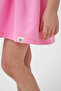 Ruffled Girls' Summer Waffle Dress Dark Pink - 5