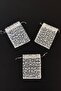 Silver Polka Dot Henna Cookie Engagement Gift Pouch 50 Pieces Size 12X15Cm, Wedding Wedding Mevlüt Circumcision - 3