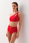 High Waist Belted Bikini Bottom - 2