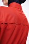 Belt Buckle Detailed Textured Fabric Red 5 Piece Full Hijab Swimsuit Set 5052 - 4
