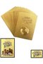 Football Player 55 Pieces Metallized Flexible Unbreakable Card Gold 3D Gold Series Football Pvs Game Card Unbreakable Non-Deformable - 4