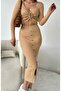 Women's Knitwear Skirt Suit - 3