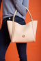 Women's Beige Shoulder and Shoulder Bag with Wide Compartment Magnet Closure with Athens Puppy Wallet - 7