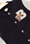 Unisex Combination Black College Jacket - Girls Boys Clothing - 3