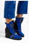 Candy blue platform sneakers - 7