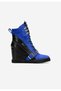 Candy blue platform sneakers - 3