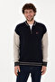 Men's Navy Blue Knitwear Cardigan 50293128 -Vr033