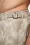 Belt Buckle Detailed Mink Men's Short Pool and Sea Shorts 5054 - 3