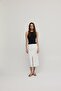 Women's Black Color Stone Zero Sleeve Blouse - 4