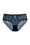 5 Pack Double Color Lace Tulle High Waist Women's Panties - 6
