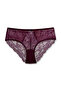 5 Pack Double Color Lace Tulle High Waist Women's Panties - 2