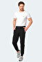 Neal Ktn Men's Black Sweatpants with Zipper Pockets - 7