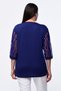 Plus Size New Season Lace Sleeves Evening Dress Model Short Sleeve 4 Season Tulle Detailed Mother Elegant Blouse - 7
