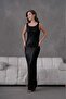 Backless Sleeveless Evening Dress - 3