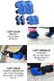 Blue 6-Piece High Protection Set - 3-12 Years Old Scooter Bicycle Skateboard Protection - 4