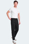 Kalina Print Men's Black Sweatpants with Zipper Pockets - 4